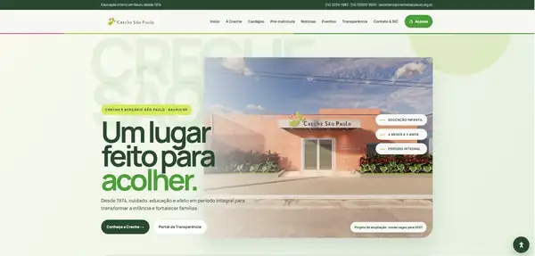 Site da Creche São Paulo